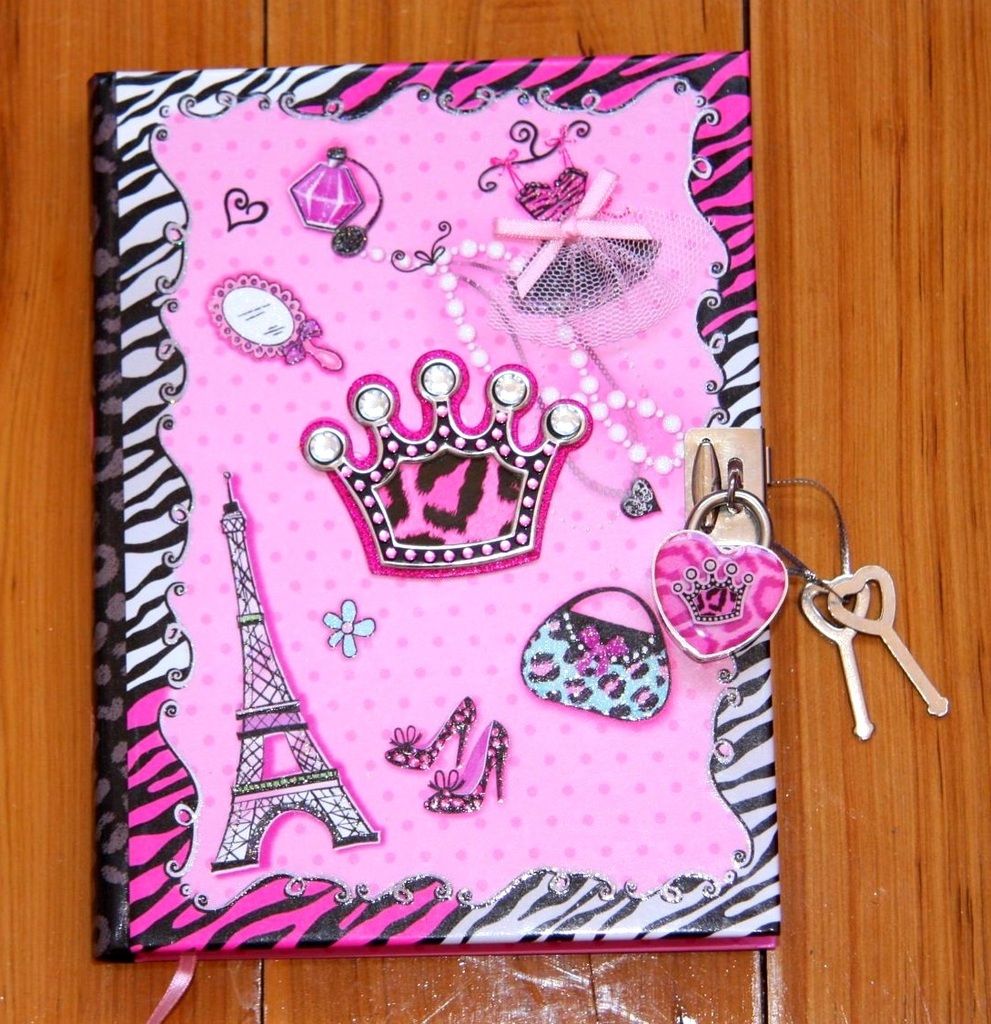 Girls Lockable Diary Pink Diva Brand New Girls Diary Lock eBay