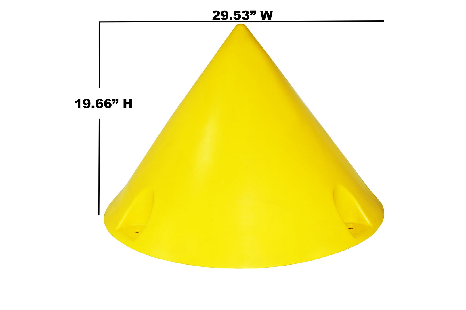Yellow Airfield Cone Marker