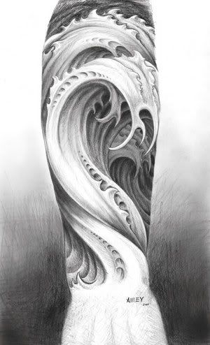 Water tattoo design by M Ameyjpg