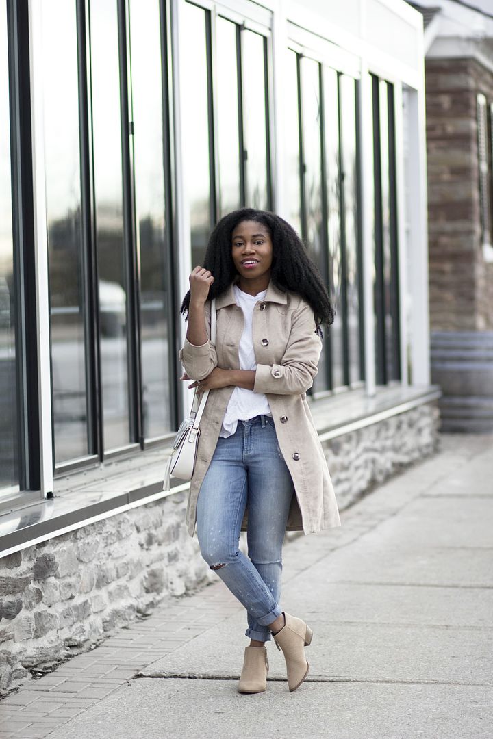 Sears Canada Trench Coat, Toronto Blogger, Sincerely Miss J, Spring Outfit