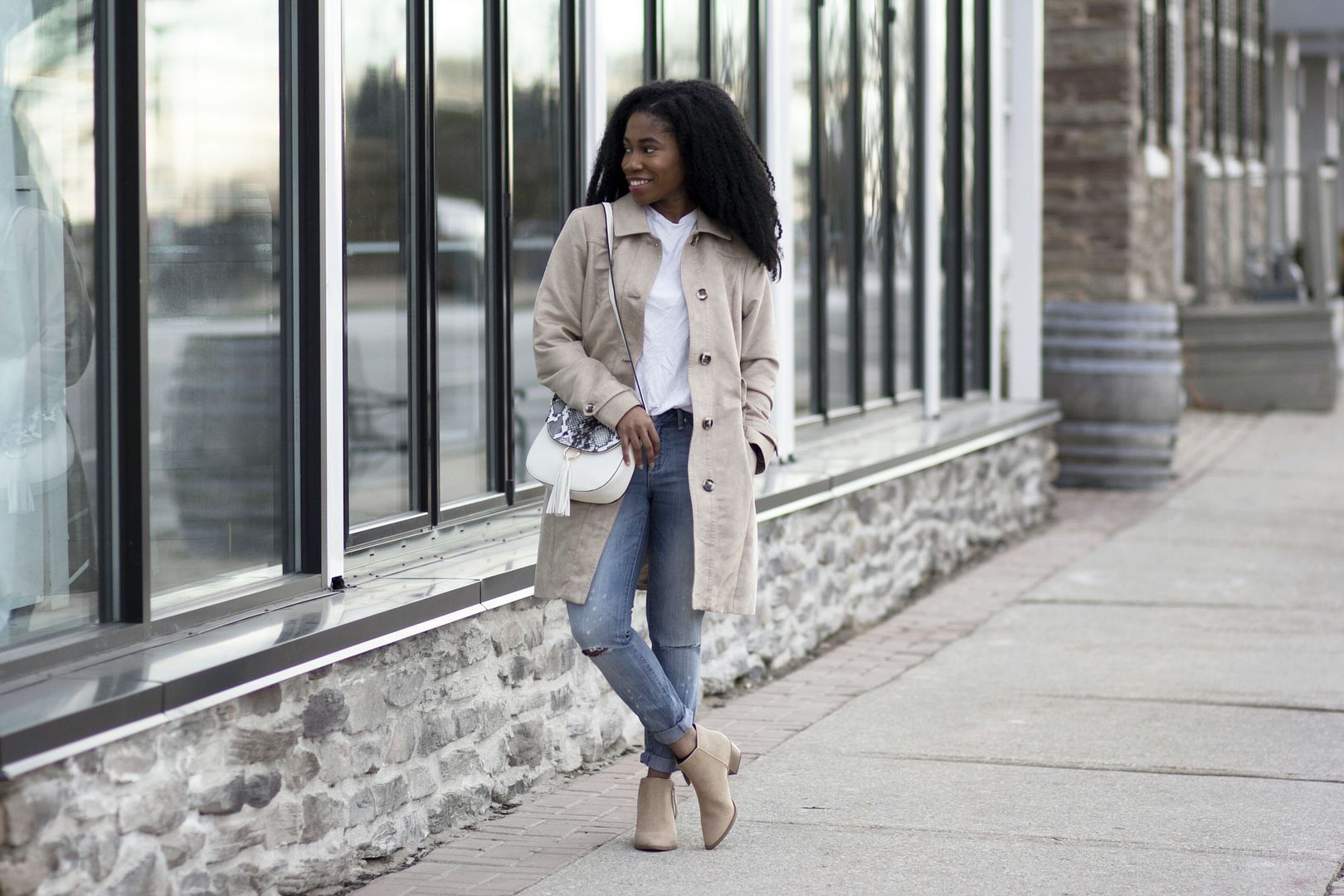 Sears Canada Trench Coat, Toronto Blogger, Sincerely Miss J, Spring Outfit