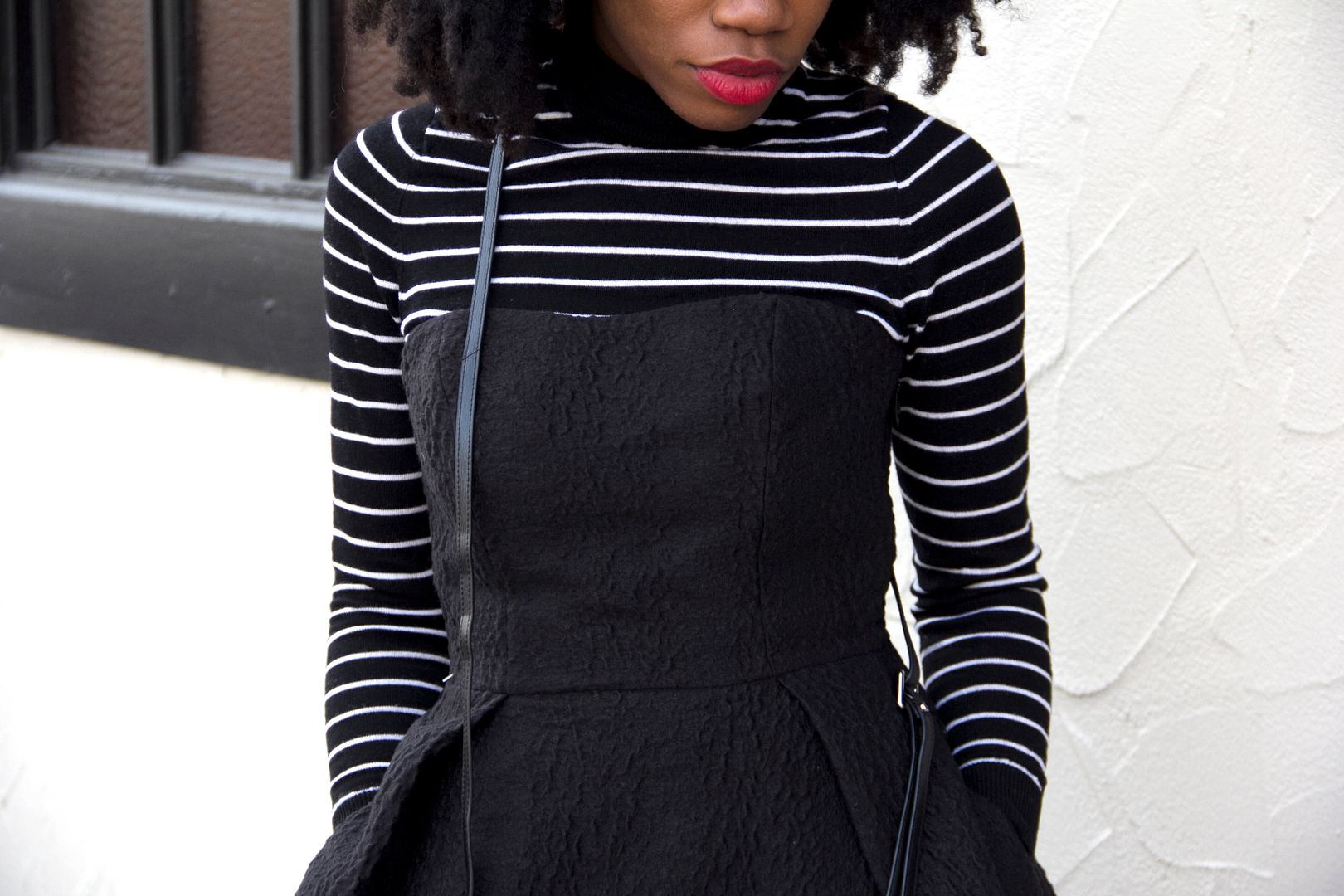 Little black dress, Turtleneck, Fall/Winter outfit, Toronto Style blogger, monochromatic 