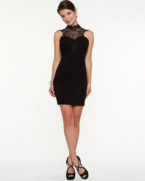 Le chateau dress, black night out dress, Canadian store 