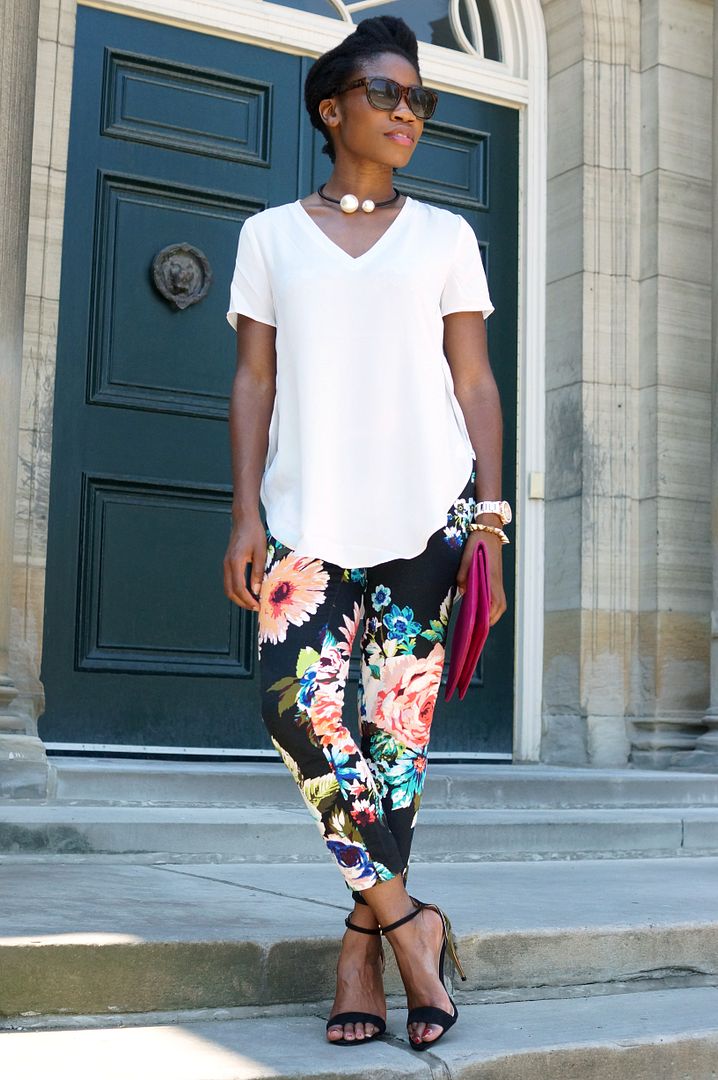 H&M Floral pants