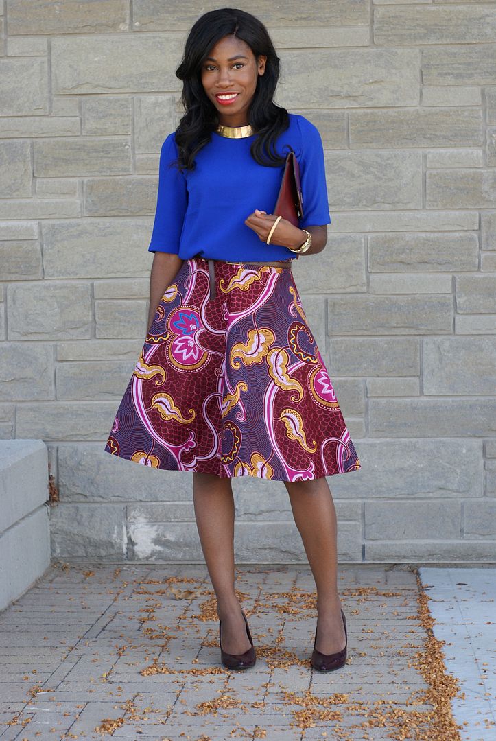 AjePomaa Skirt, Kuwala, African print, Patterned skirt 