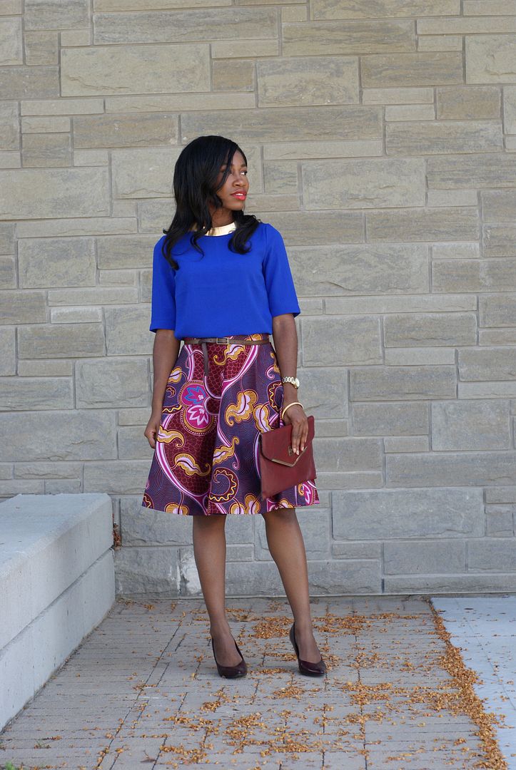 AjePomaa Skirt, Kuwala, African print, Patterned skirt 