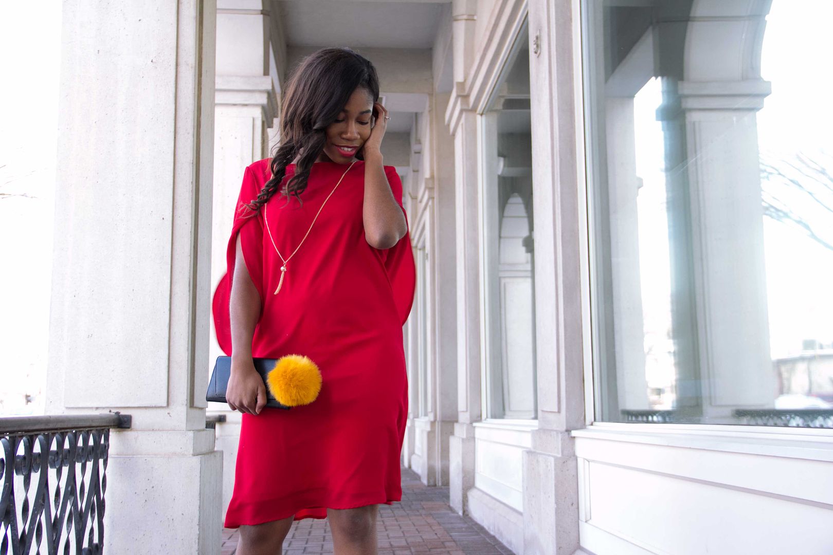 Red Dress, Ghanaian Blogger, Sears Canada 
