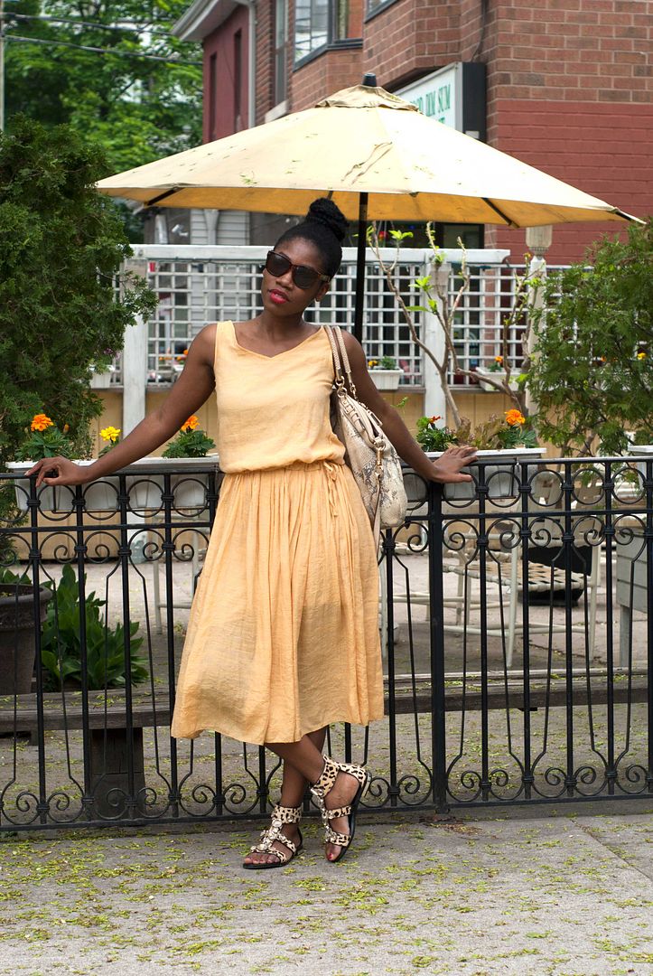 The Yellow Dress, Toronto blogger