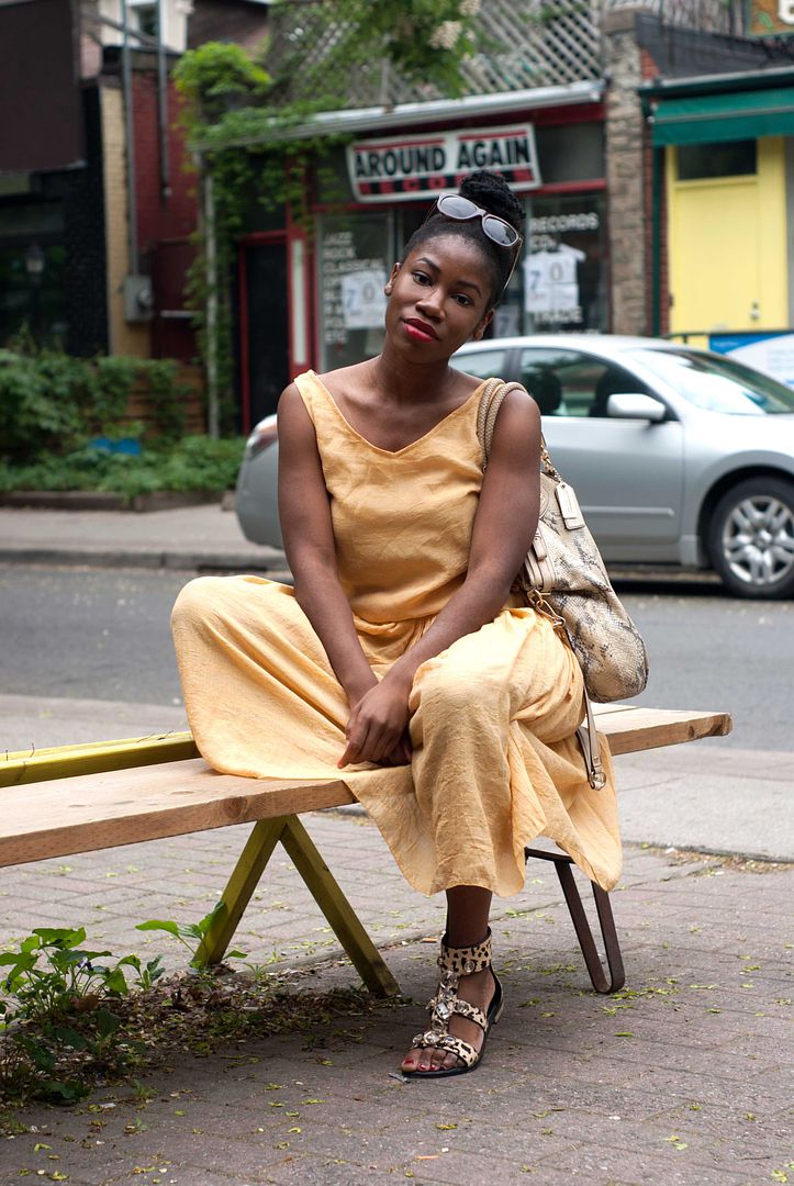 The Yellow Dress, Toronto blogger