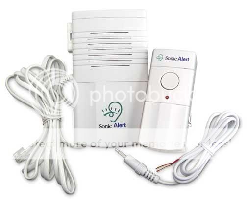 SONIC ALERT DB200 WIRELESS DOORBELL/PHONE CALL SIGNALER  